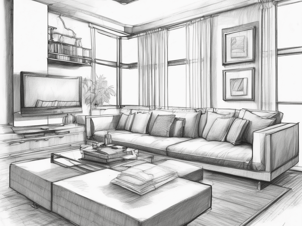 Before: AI room visualizer before after